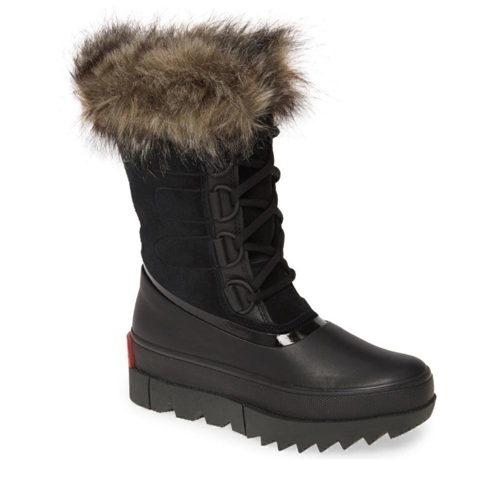SOREL JOAN of Arctic Next Faux Fur Waterproof Snow Boot, Black, Size 10, NWT‎ - Picture 3 of 12